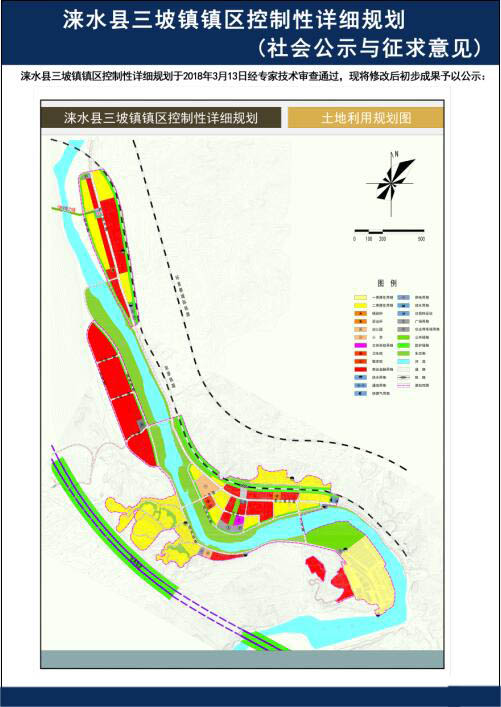 涞水县规划局关于王村,三坡,九龙,赵各庄,娄村,明义,一渡等七镇控制性