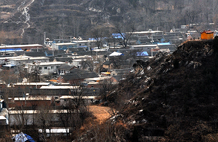 计鹿——是涞水县深山区的一个小村.