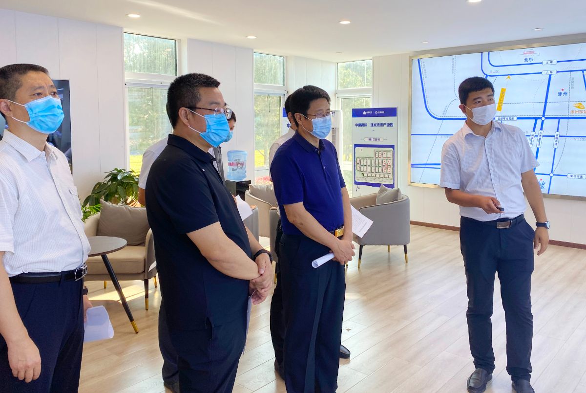 史来顺到涞水县进行督导检查